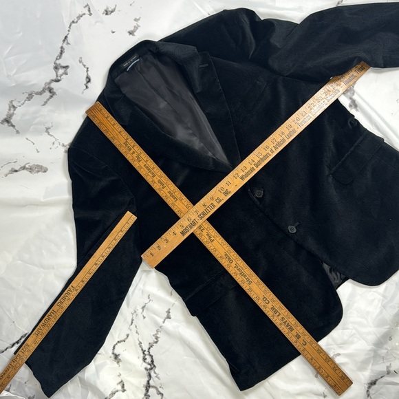 Tommy Hilfiger Velvet Paisley Blazer Sport Coat Evening Wear Lined Cotton Sz 48R - Picture 14 of 14